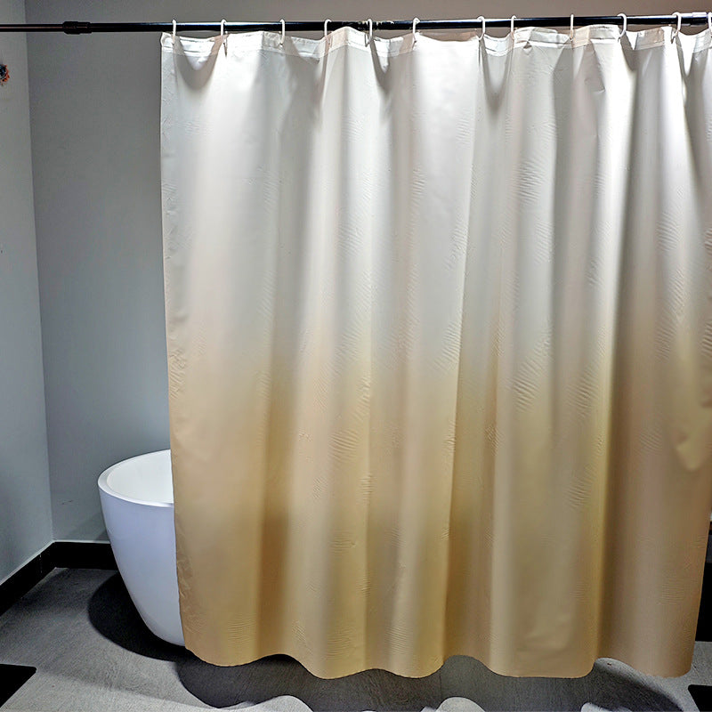 Elegant Textured Shower Curtain Bowlift