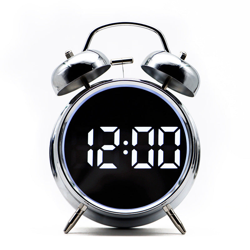 Digital Alarm Clock in Retro Style Bowlift