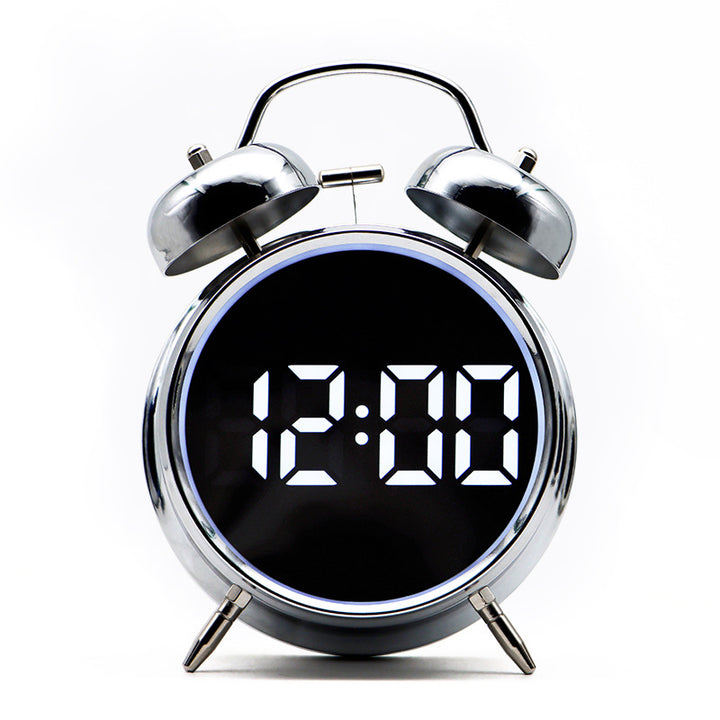 Digital Alarm Clock in Retro Style Bowlift