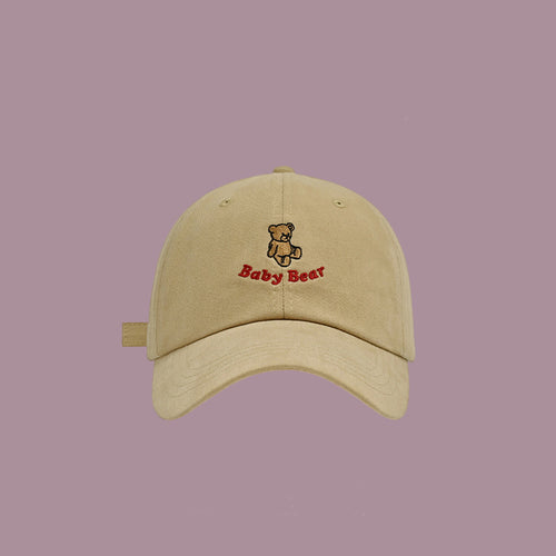 Embroidered Baby Bear Cap