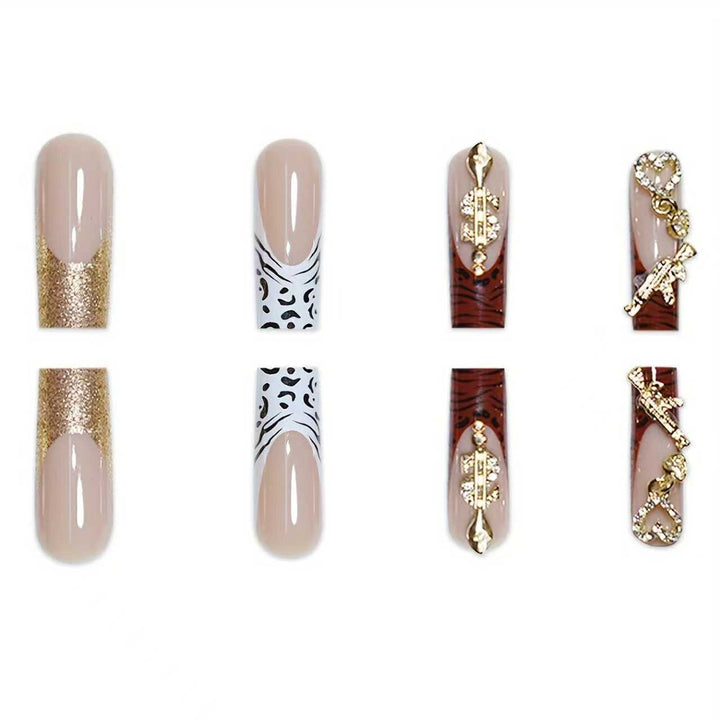 Luxury 3D Art Nail Extensions Bowlift