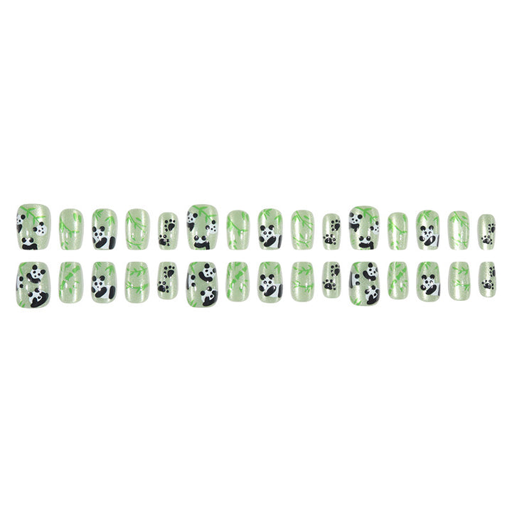 Creative Panda-Themed Nail Art Set Bowlift