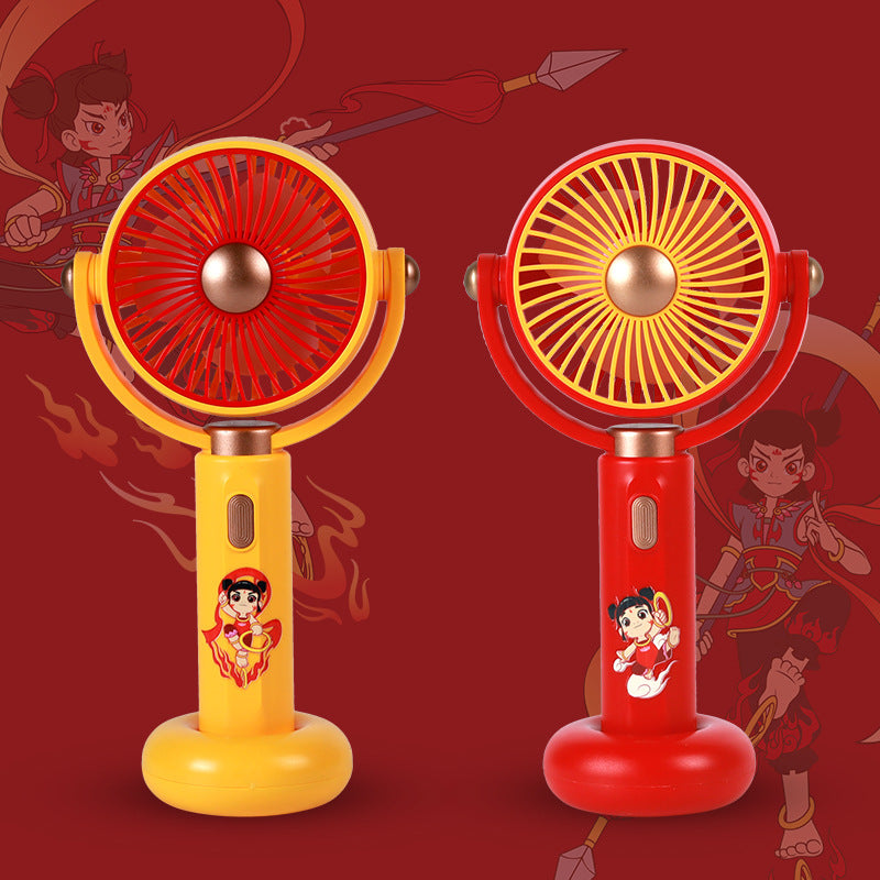 Unisex Portable Hand Fan in Playful Design Bowlift