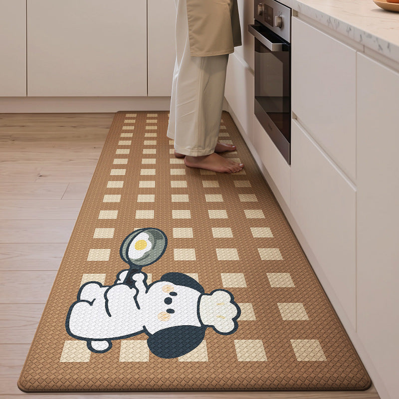 Anti-Fatigue Panda-Themed Kitchen Runner Mat Bowlift