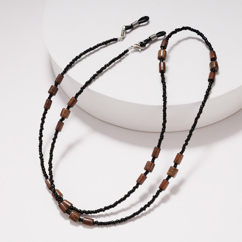 Artisan oden Beaded Eyewear Chain Bowlift
