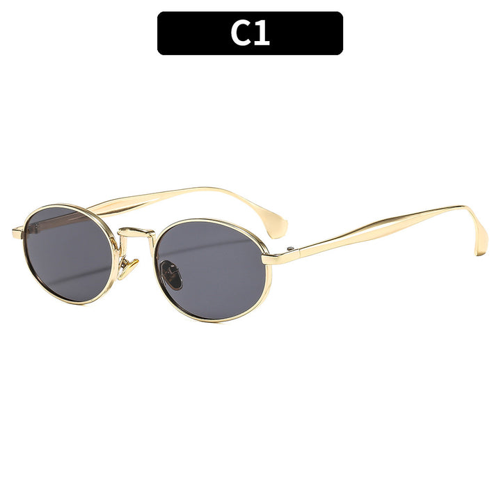 Vintage Round Frame Sunglasses