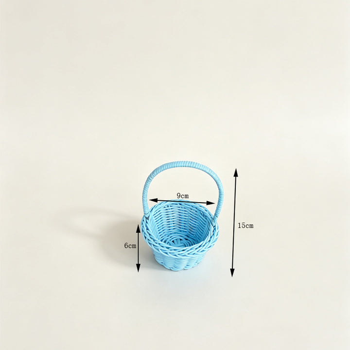 Decorative Miniature Woven Basket Bowlift
