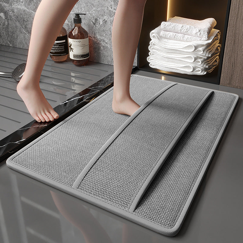 Ultra-Absorbent Shower Comfort Mat Bowlift