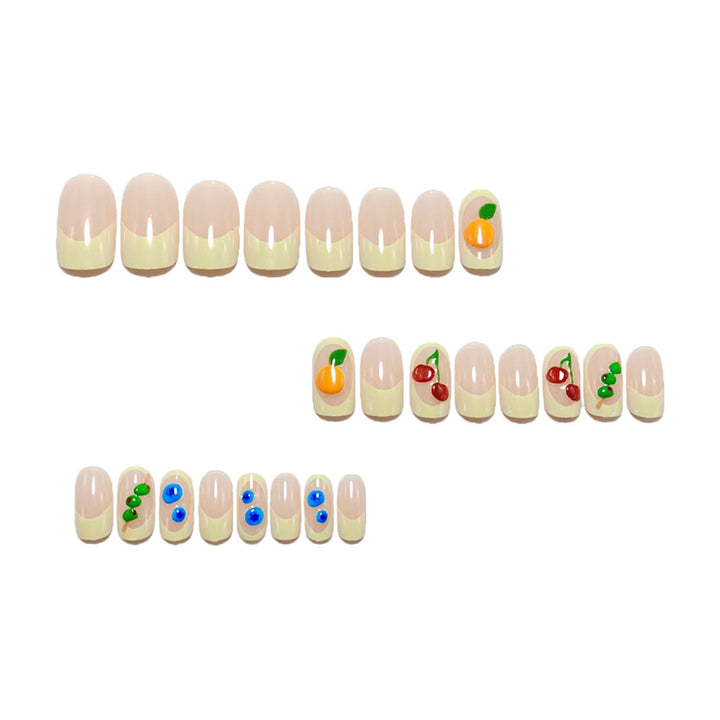 Artificial Nail Art with Fruit Motifs Bowlift