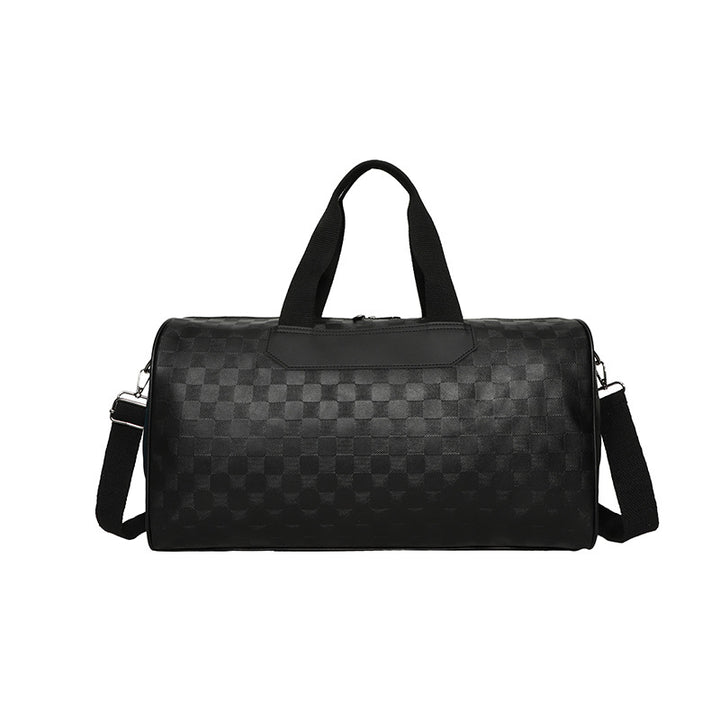 Elegant Travel Bag Made of Durable Artificial Leather with Crocodile Pattern Bowlift