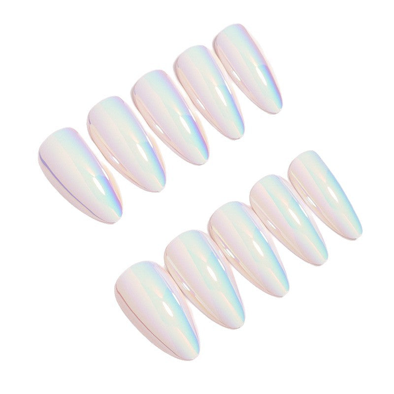 Iridescent Stiletto Press-On Nail Set Bowlift