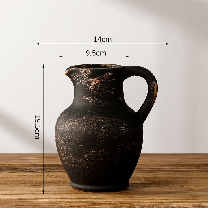 Elegant and Rustic Ceramic Carafe Bowlift