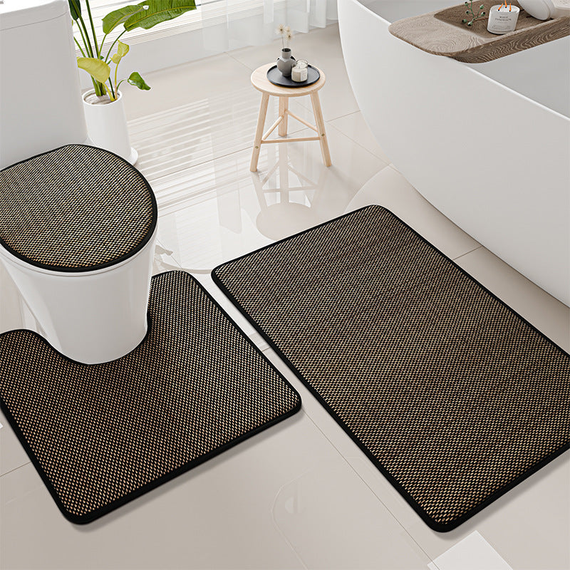 Eco-Friendly Textured Bath Mat Set