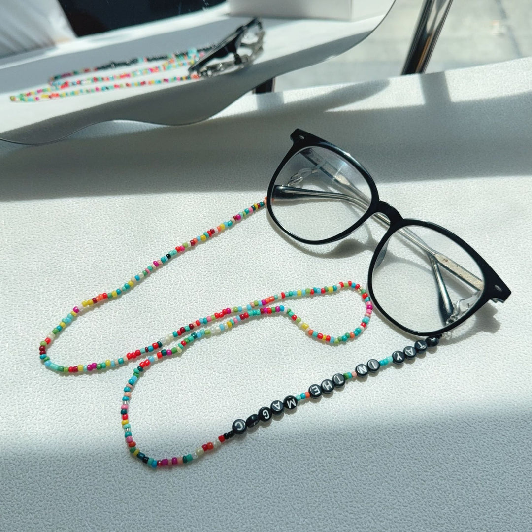 Beaded Eyewear Neck Chain Bowlift