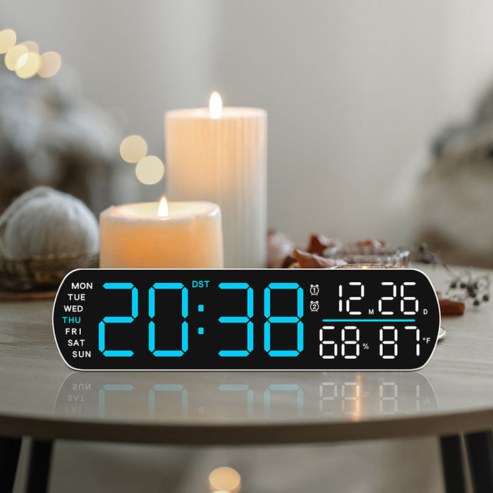 Digital multifunction alarm clock with large LED display Bowlift