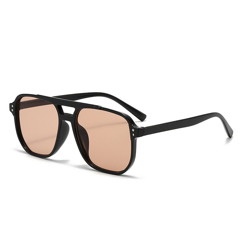 Retro Square Frame Sunglasses