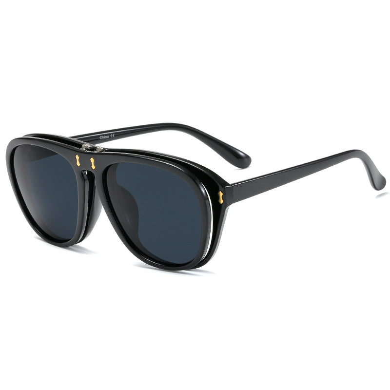 Women's modern oversized sunglasses with unique tortoise design Bowlift