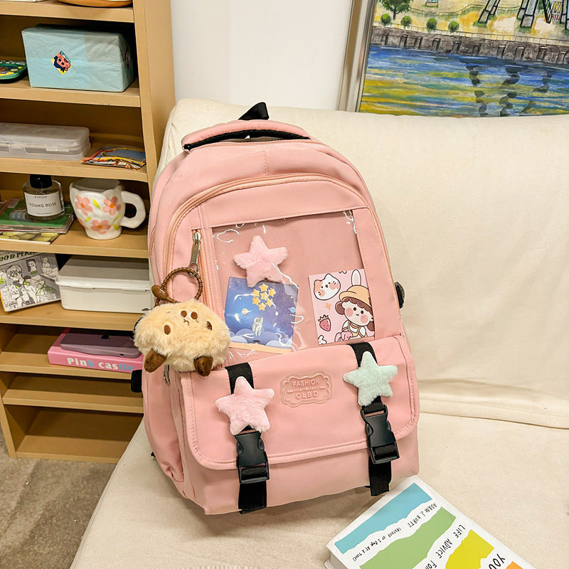 Trendy Clear Front Backpack