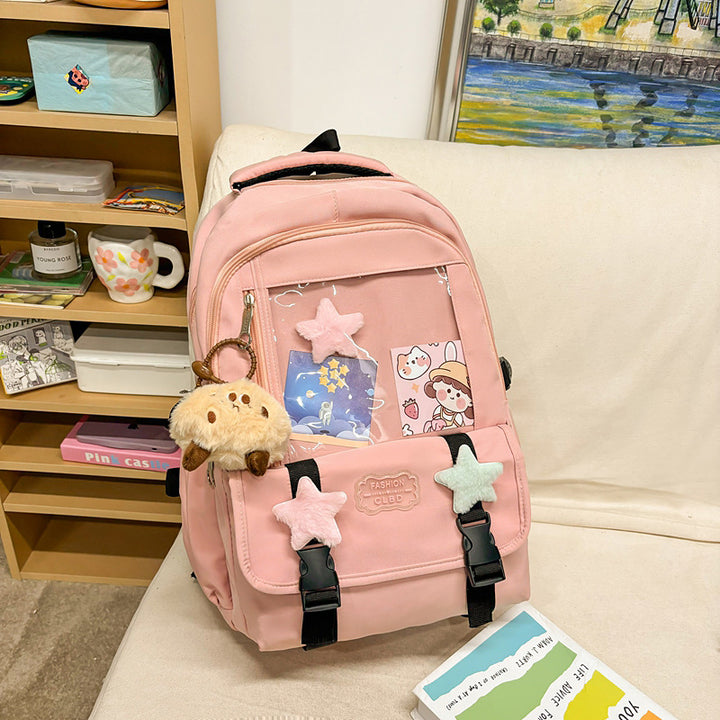 Trendy Clear Front Backpack