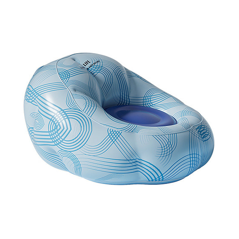 Women Inflatable Relax Lounge Chair with Footrest Bowlift