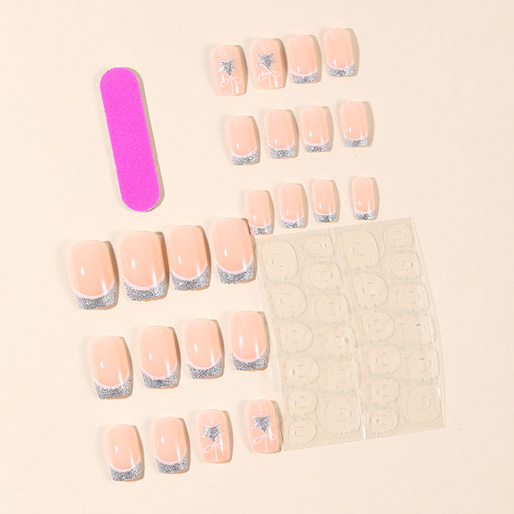 Elegant Holiday-Themed Nail Art Extensions Bowlift