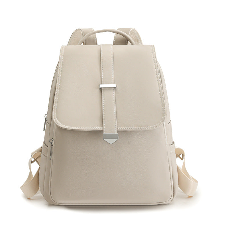 Stylish Faux Leather Backpack Bowlift
