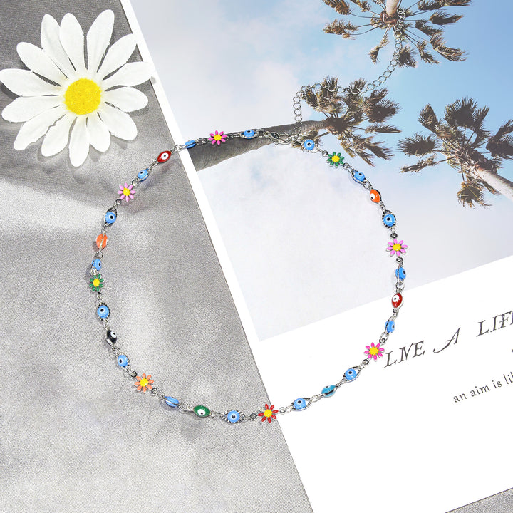 Colorful Evil Eye Charm Bracelet Bowlift 1788164354