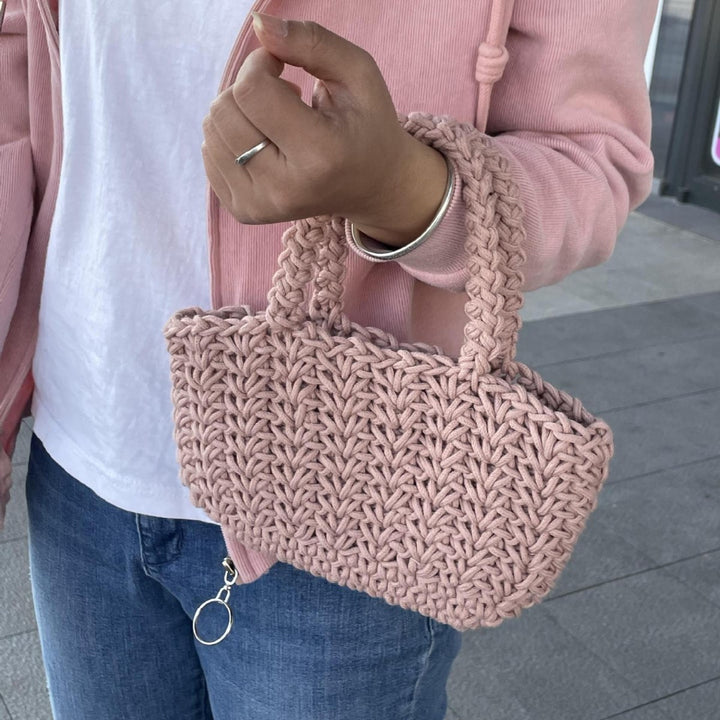 Handmade crochet handbag Bowlift