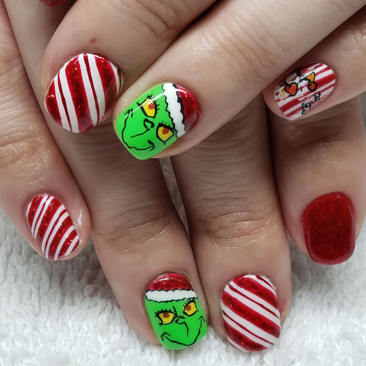 Creative Christmas Art Nails Bowlift