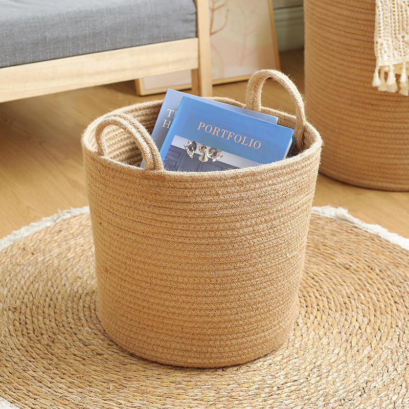 Natural Fiber Storage Basket Bowlift