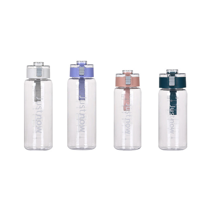 Unisex BPA-free water bottle with measuring scale Bowlift