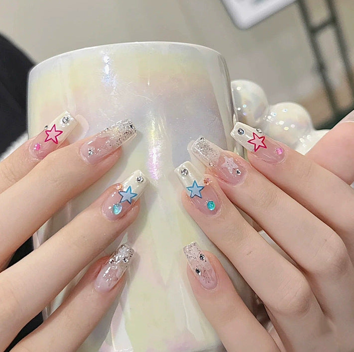 Elegant nail design with pearl embellishment Bowlift