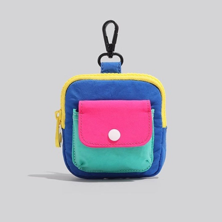 Color-Block Mini Storage Pouch Bowlift
