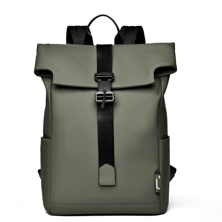 Modern Waterproof Roll-Top Backpack Bowlift