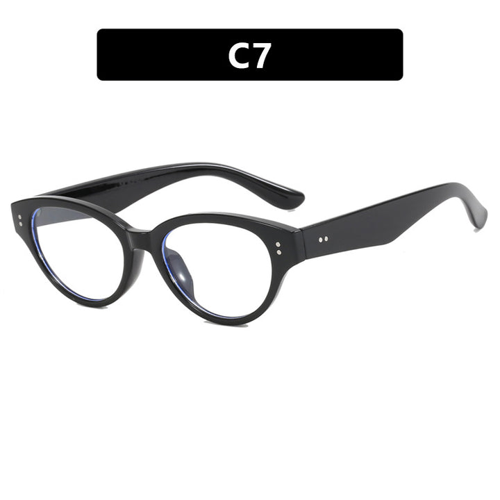 Women's fashionable cat-eye glasses with elegant plastic frame Bowlift
