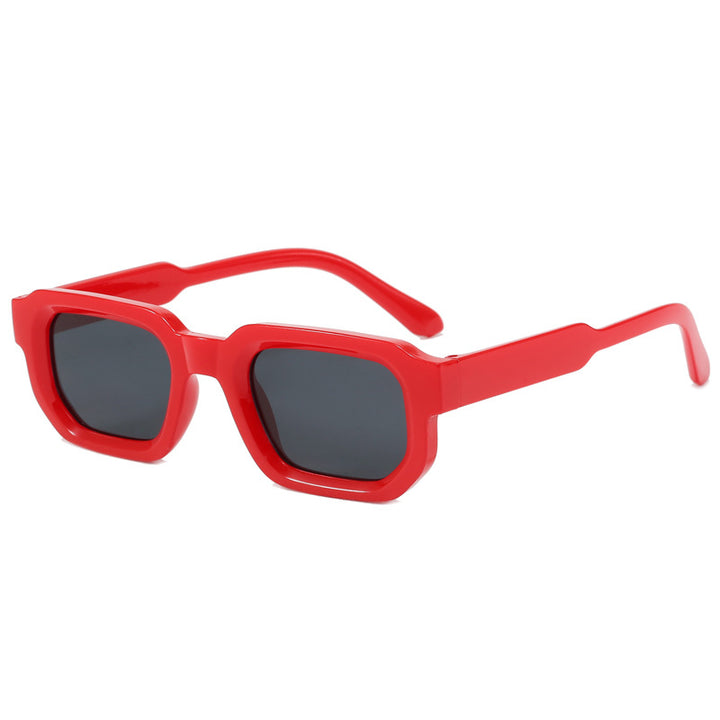 Women's fashionable square sunglasses with clear frame Bowlift