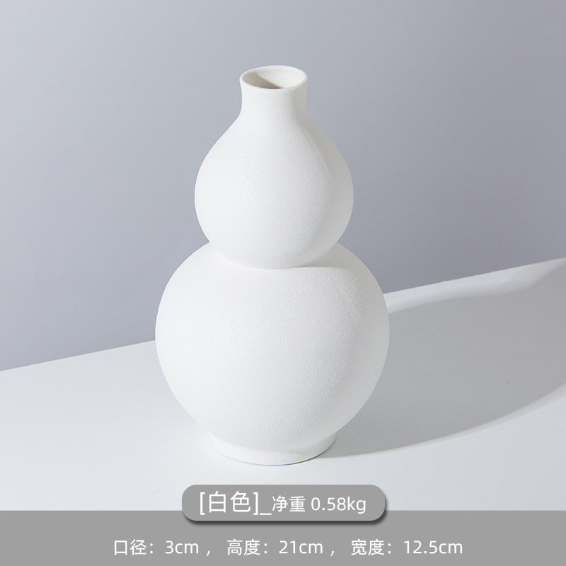 Artistic Double-Gourd Shaped Ceramic Vase