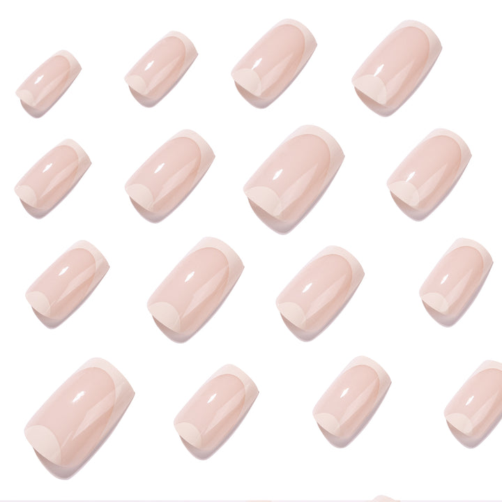 Elegant Nail Art with Translucent French Tip Bowlift