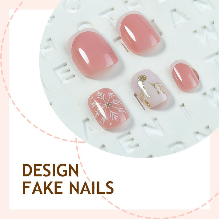 Nail set with elegant Christmas motifs Bowlift