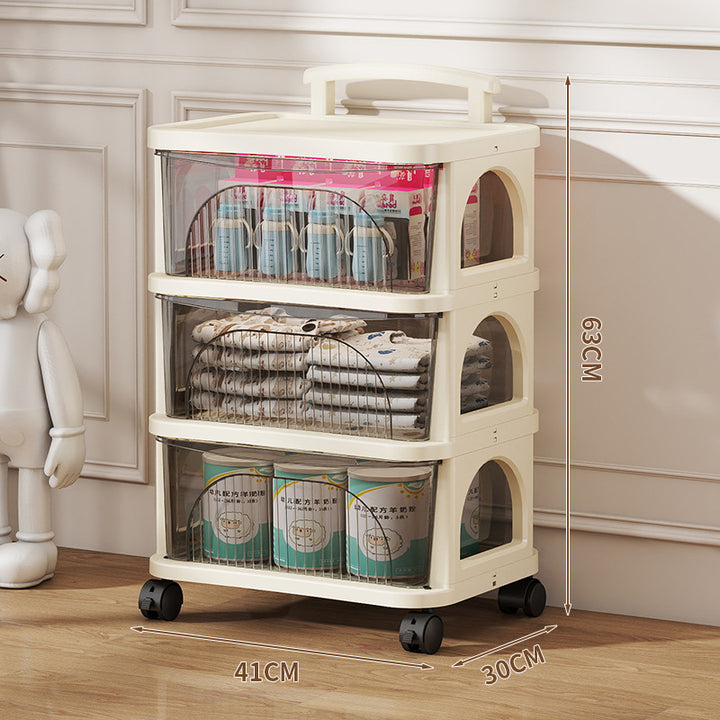Multi-Tier Rolling Storage Organizer Bowlift