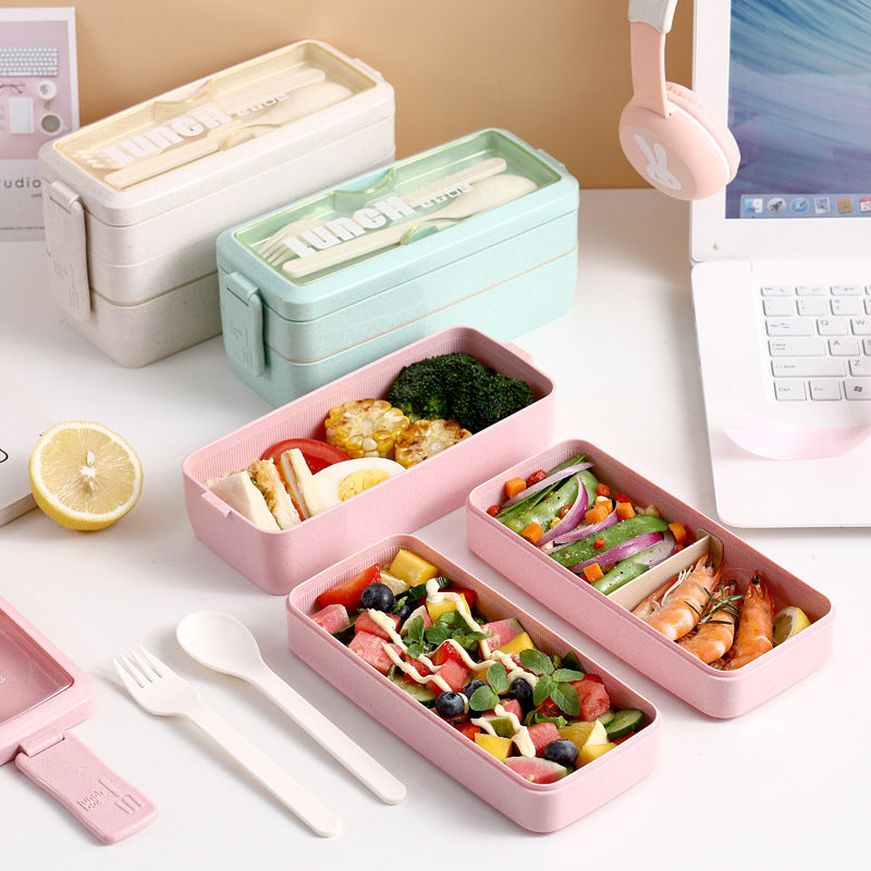Eco-Friendly Multi-Tier Lunch Box
