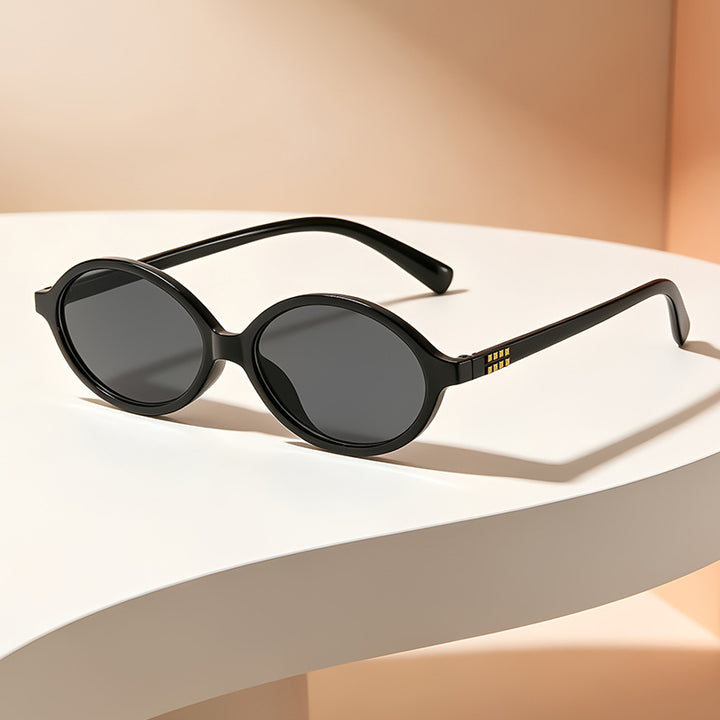 Vintage Oval Frame Sunglasses Bowlift