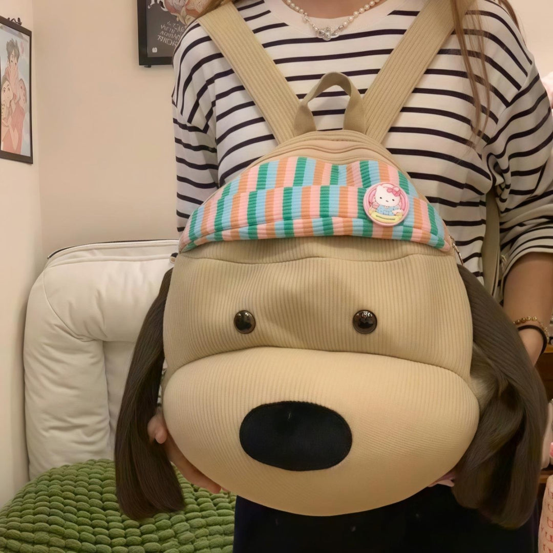 Backpack in playful animal design with ergonomic shoulder straps Bowlift
