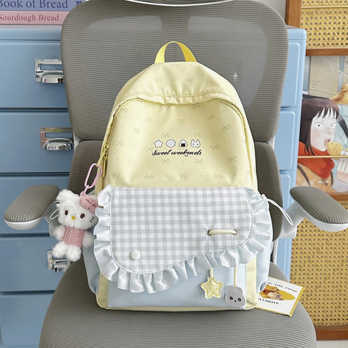 Playful Ruffled Backpack
