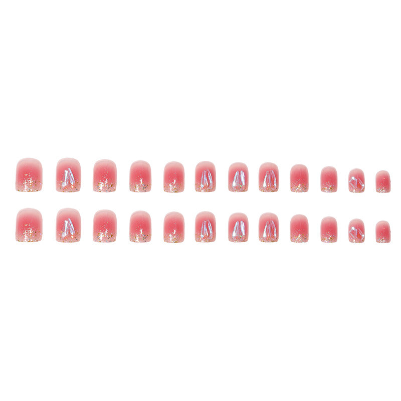 Decorative Press-On Nail Extensions with Glitter Finish Bowlift