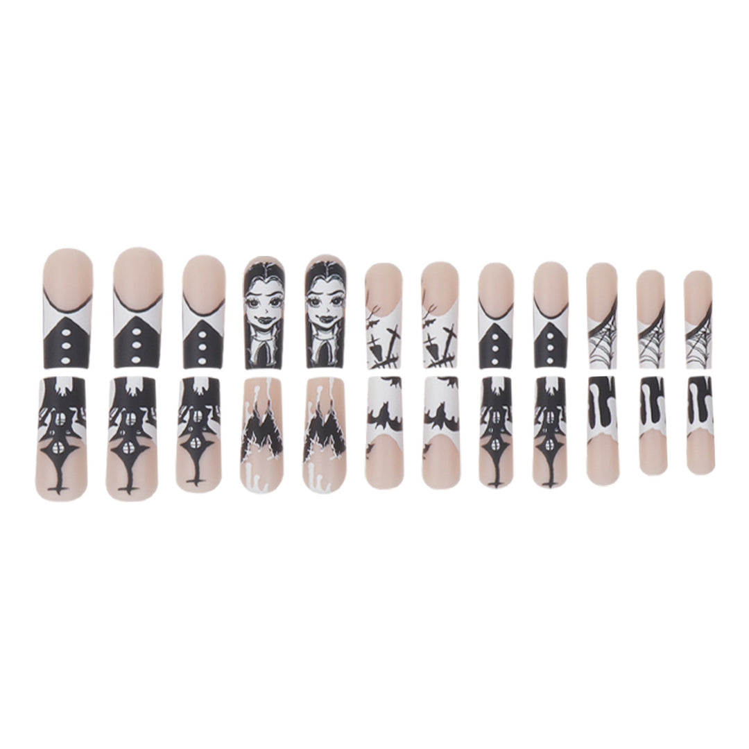 Gothic-Themed Press-On Nails Bowlift
