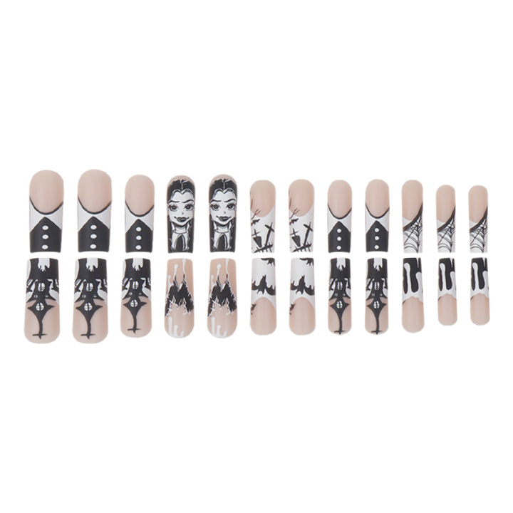 Gothic-Themed Press-On Nails Bowlift