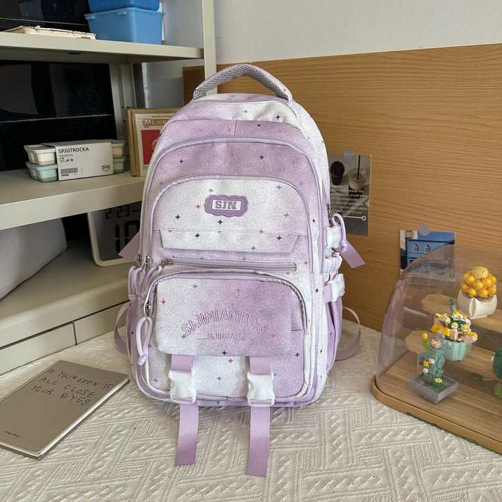 Charming Star Print Backpack