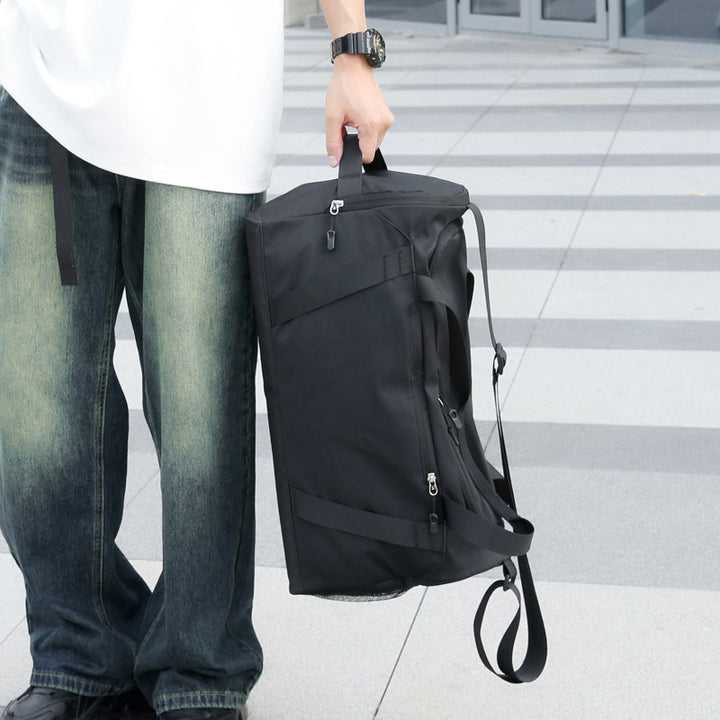 Multifunctional Sports Duffel Bag with Multiple Zipper Compartments Bowlift