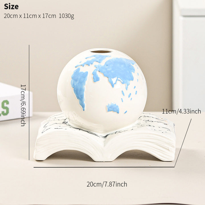 Elegant Ceramic Globe Bank Bowlift